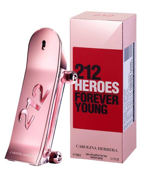 Perfume 212 Heroes Forever Young  Mujer Carolina Herrera 80ml EDP